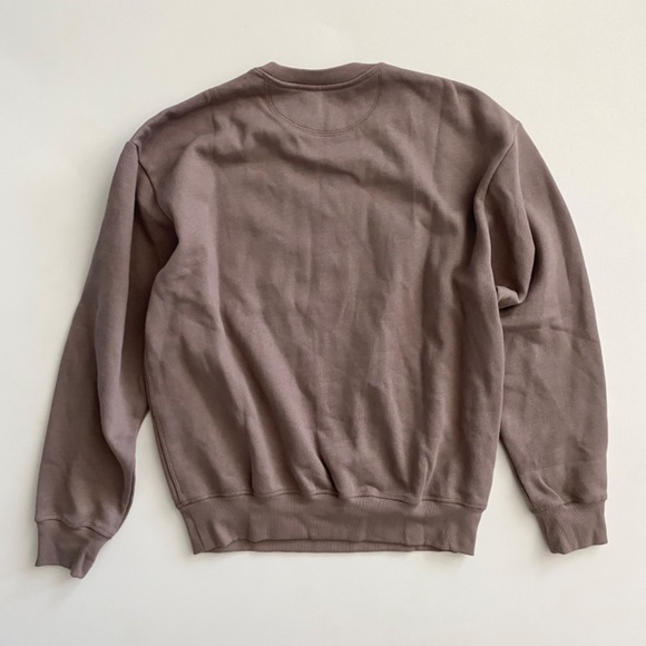 PINK Victoria's Secret Sweatshirt Sweater Pullover Logo Taupe Nwt - Picture 2 of 2